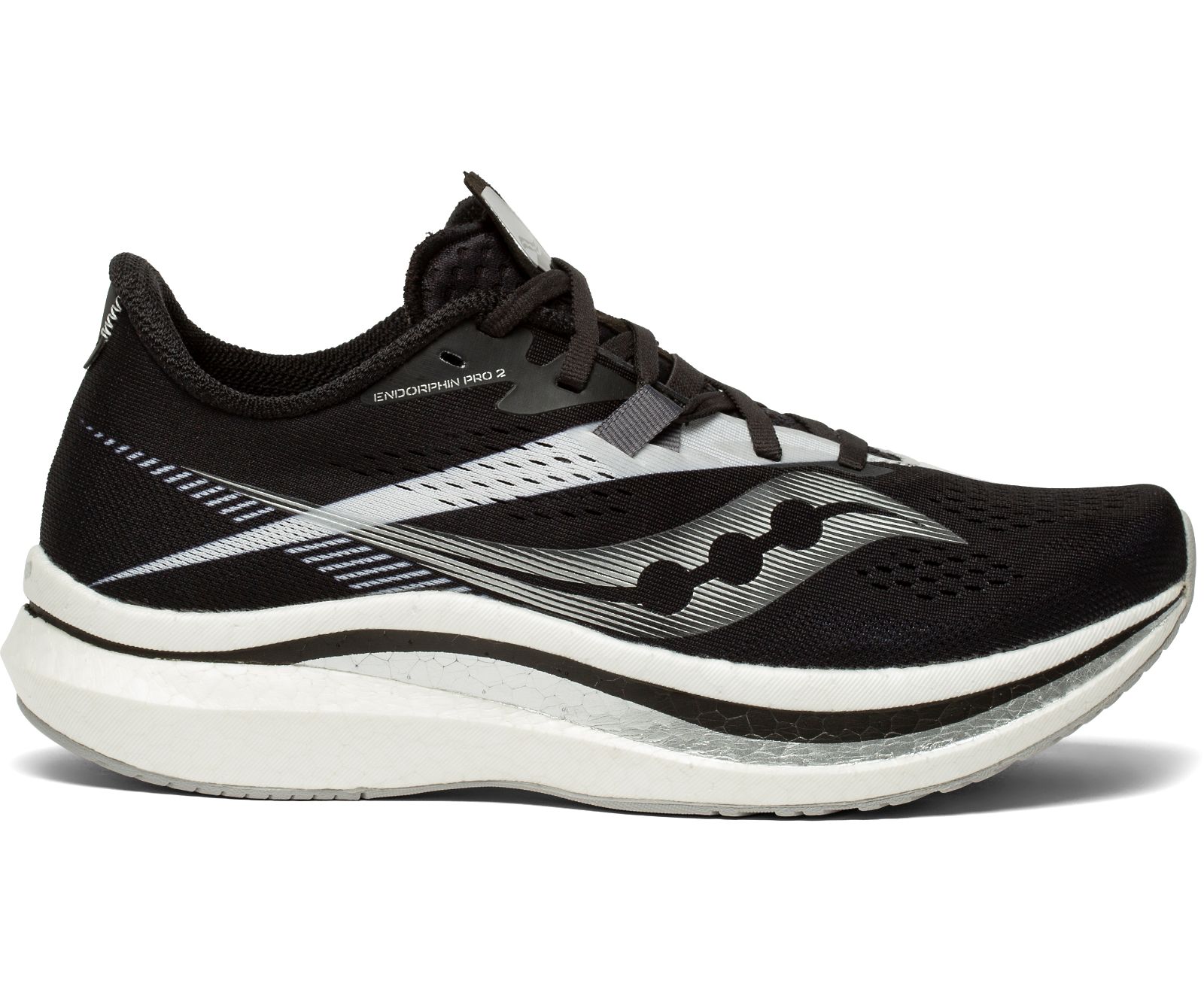 Tenis Para Correr Saucony Endorphin Pro 2 Mujer Negros Blancos | México 111UZGT